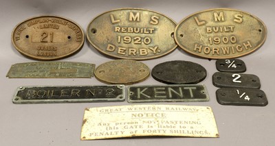 Lot 102 - Various Railway Related Items