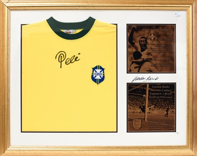 Lot 6 - Pele Signed Shirt