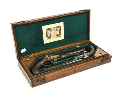Lot 262 - A Pair of Early 19th Century Officer's 16 Bore...