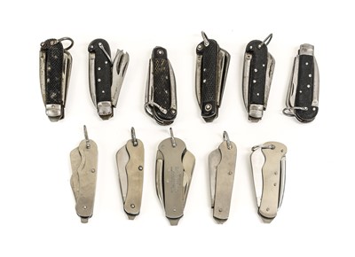 Lot 149 - A Collection of Six British Folding Pocket...