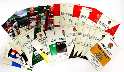 Lot 14 - Rugby Union Programmes