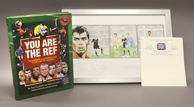 Lot 11 - You Are The Ref Signed Watercolour By Trevillion