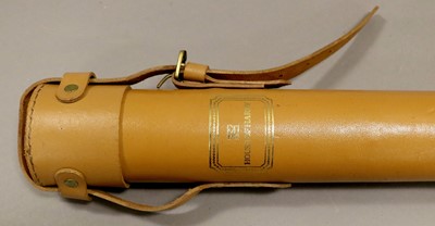 Lot 46 - A Hardy Leather Rod Tube