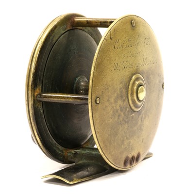 Lot 26 - A Farlow 2 1/2" Brass Fly Reel