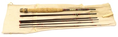 Lot 43 - A Hardy Graphite De-Luxe Smuggler Fly Rod