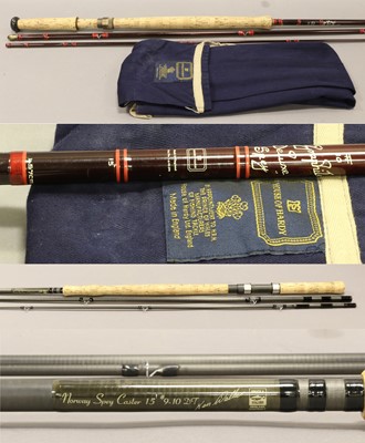 Lot 44 - A Hardy Graphite De-Luxe Spey Salmon Fly Rod