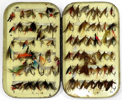 Lot 39 - A Hardy Black Japanned Fly Box
