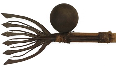 Lot 87 - A 9 Pounder Cannon Ball; a 19th Century Eel...