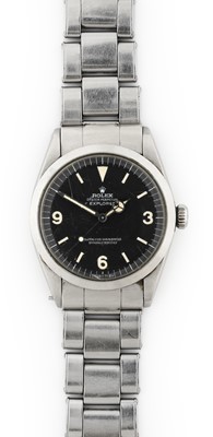 Lot 2254 - Rolex: A Rare Stainless Steel Automatic Centre...