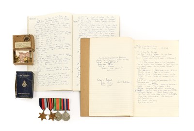 Lot 32 - A Second World War Group of Four Medals,...