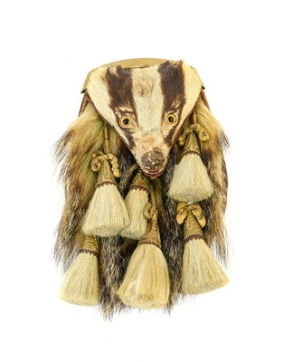 Lot 54 - A Victorian Officer's Full Dress Badger Head...