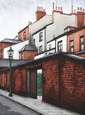 Lot 31 - Stuart Walton (b.1933) "Back Brunswick, Leeds"...