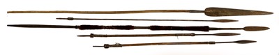 Lot 200 - A Collection of Five African Spears, including...