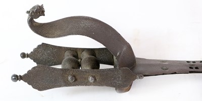 Lot 197 - An 18th Century Indian Katar, each side of the...