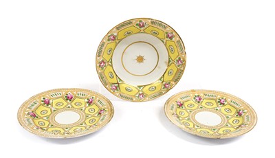 Lot 346 - A Pair of Coalport Porcelain Dinner Plates,...