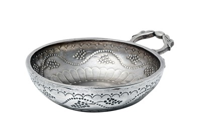 Lot 2176 - A Louis XVI Provincial Silver Wine-Taster