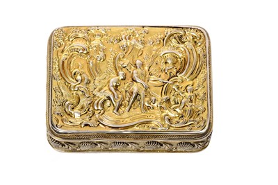 Lot 2154 - A George III Silver-Gilt Snuff-Box