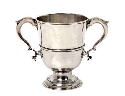 Lot 2131 - A George II Provincial Silver Two-Handled Cup