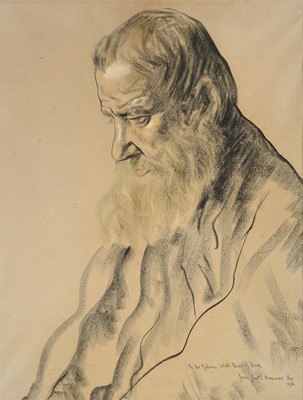 Lot 21 - Jacob Kramer (1892-1962) “The Rabbi” Signed...