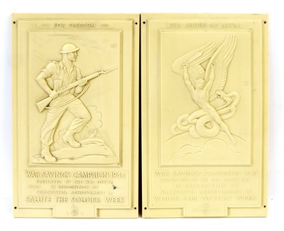 Lot 58 - Two Second World War Cream Bakelite War...