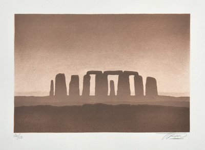 Lot 15 - Trevor Grimshaw (1947-2001) "Stonehenge"...