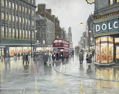 Lot 47 - Steven Scholes (b.1952) "Market Street...