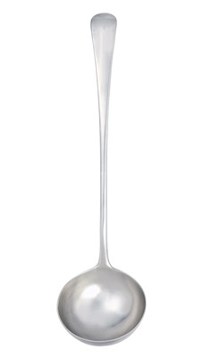 Lot 2142 - A George III Silver Soup-Ladle