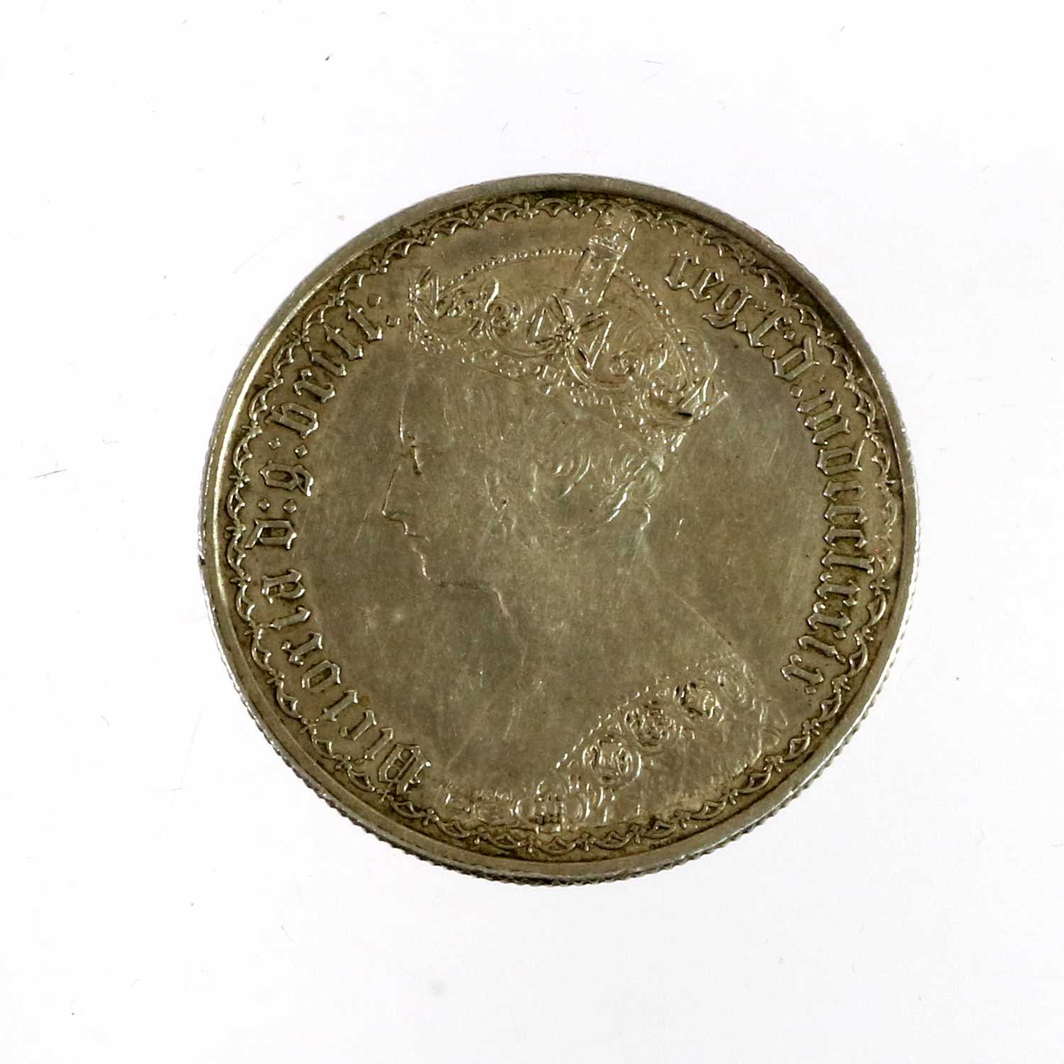 Lot 116 - Victoria, ‘Gothic’ Florin 1879 (S.3893) AEF
