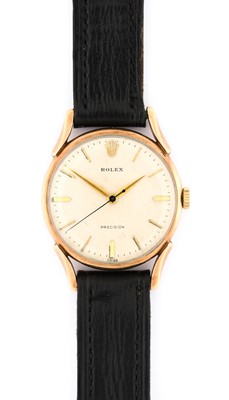 Lot 2286 - Rolex: A 9 Carat Gold Centre Seconds...