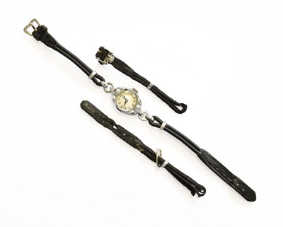 Lot 38 - A Lady's Stainless Steel Wristwatch, signed...