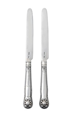 Lot 2141 - Twelve George IV Silver Fruit-Knives