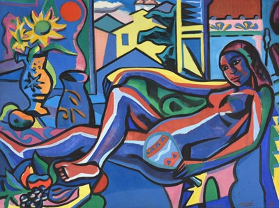 Lot 92 - Inimá de Paula (1918–1999) Brazilian Reclining...