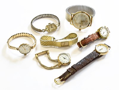 Lot 134 - A Lady's 9 Carat Gold Wristwatch, another Lady'...