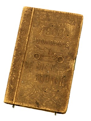 Lot 501 - A Rare 1906 De Dion Promotional...