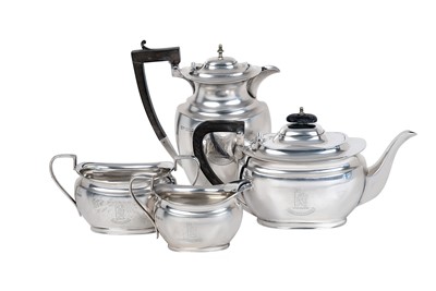 Lot 2221 - A Four-Piece George V Silver Tea-Service