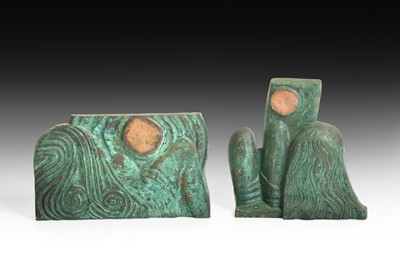 Lot 59 - Reginald James Lloyd (1926-2020) Wave and sun...