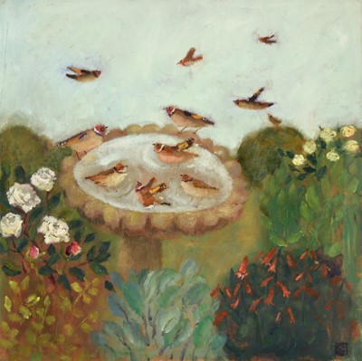 Lot 92 - Vanessa Cooper (Contemporary) "Sneaky Cat"...