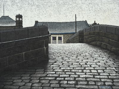 Lot 36 - Stuart Walton (b.1933) Hebden Bridge with The...