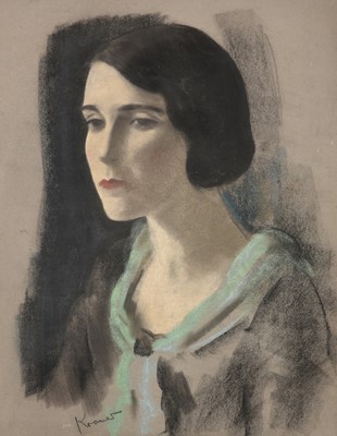 Lot 106 - Jacob Kramer (1892-1962) Portrait of an...