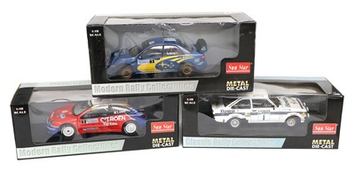 Lot 559 - Sun Star 1:18 Scale Rally Group