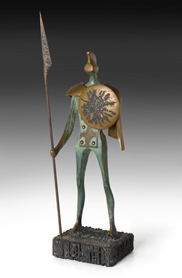 Lot 32 - Arthur Dooley (1929-1994) Warrior Initialled...
