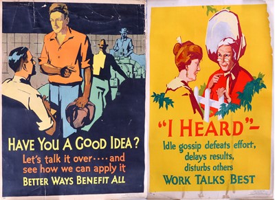Lot 126 - "I Heard - Idle Gossip Defeat Effort" Motivational Poster