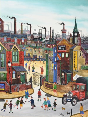Lot 43 - Allen Tortice (b.1948) "School Scene...