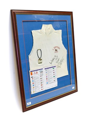 Lot 50 - Frankie Dettori Race Worn Signed Undershirt