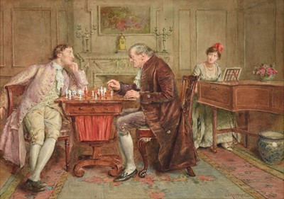 Lot 1136 - George Goodwin Kilburne RI, RBA, (1839-1924)...