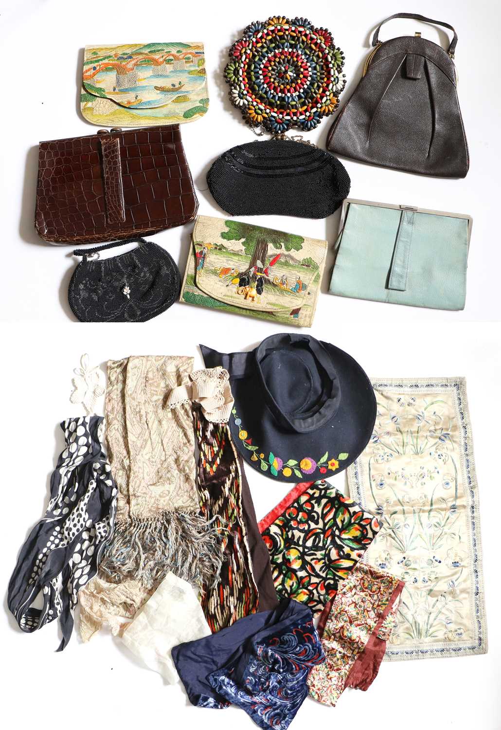 Lot 2181 - Circa 1930s and Later Costume Accessories,...