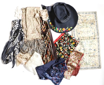 Lot 2181 - Circa 1930s and Later Costume Accessories,...