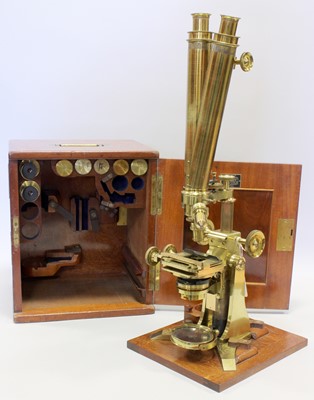 Lot 3233 - J Swift Binocular Microscope