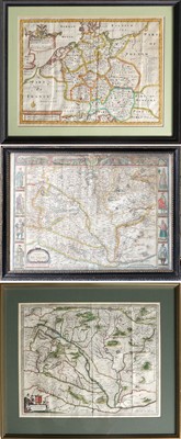 Lot 93 - Hungary and Germany. Blaeu (Guilielmum et...