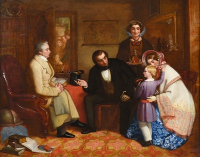 Lot 1189 - Charles Compton (1828-1884) "The First Parting"...